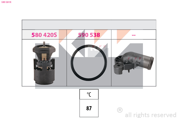 KW Termosztát 580561K_KW